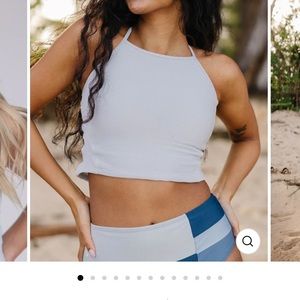 ❤️ NANI “textured breeze midkini” bikini top